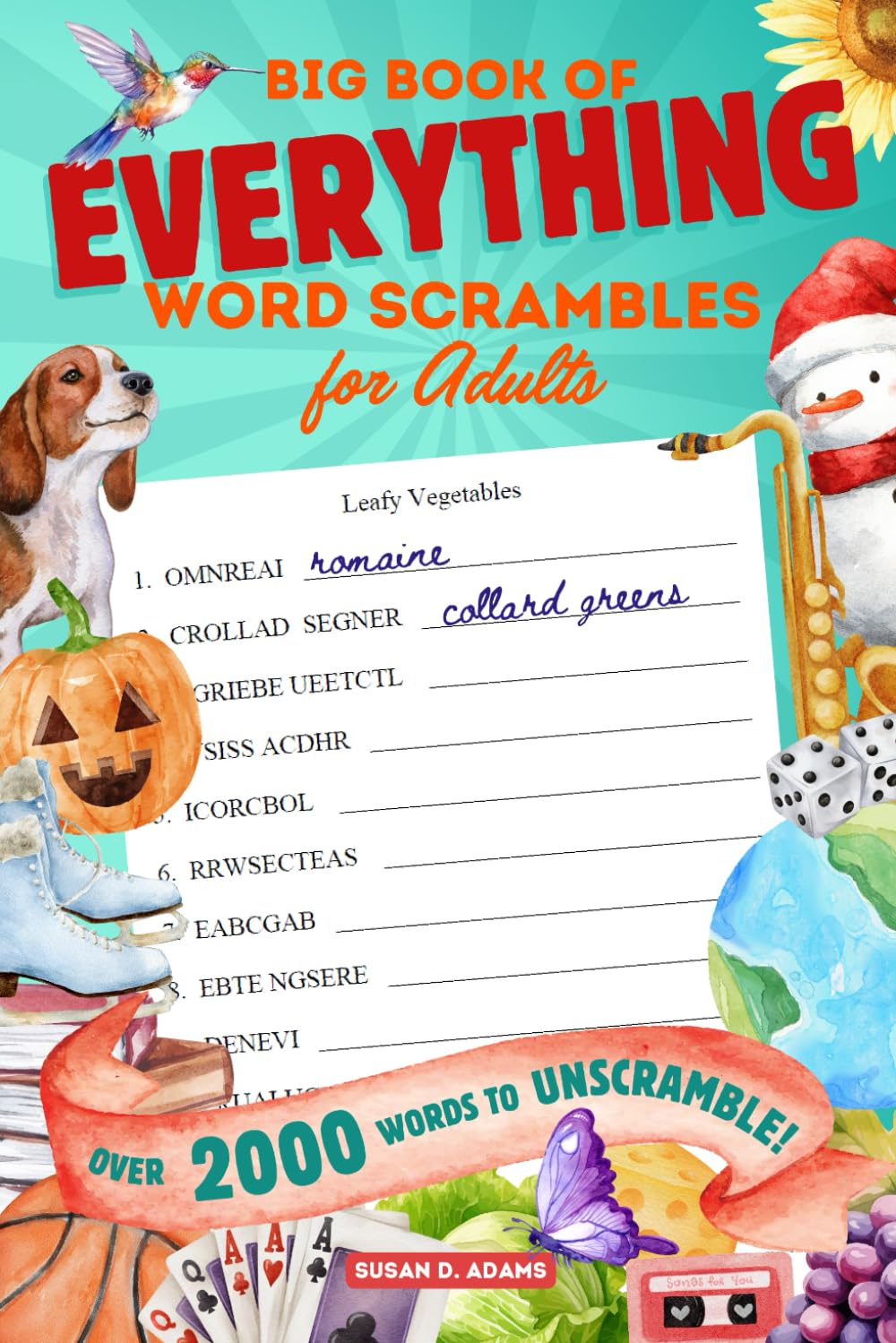 Big Book of Everything Word Scrambles for Adults