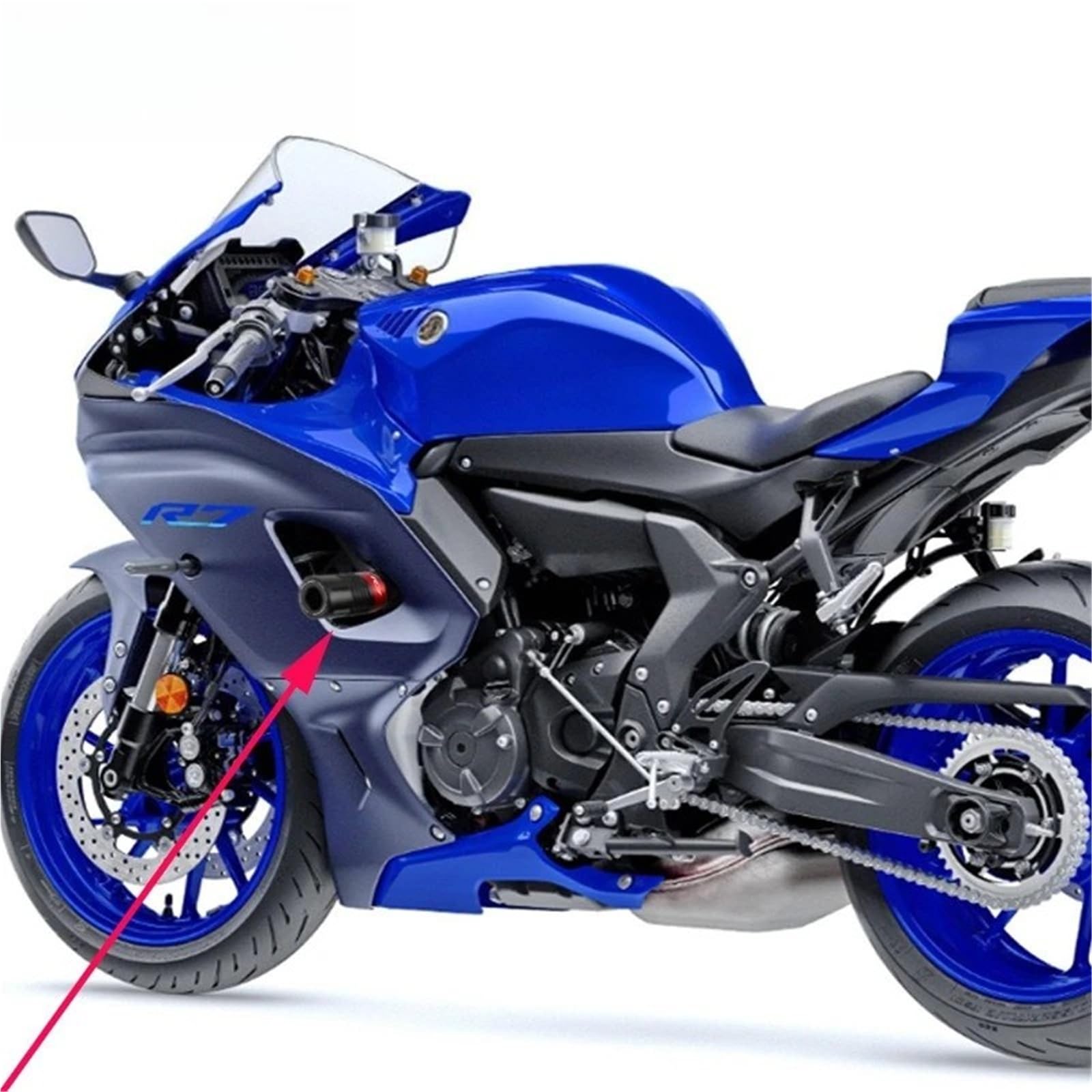 YZF-R7 ワイズギア エンジンプロテクター フレームスライダー 左 Amazon | フレームスライダーヤマハ YZF-R7 YZF R7 2025 オートバイ