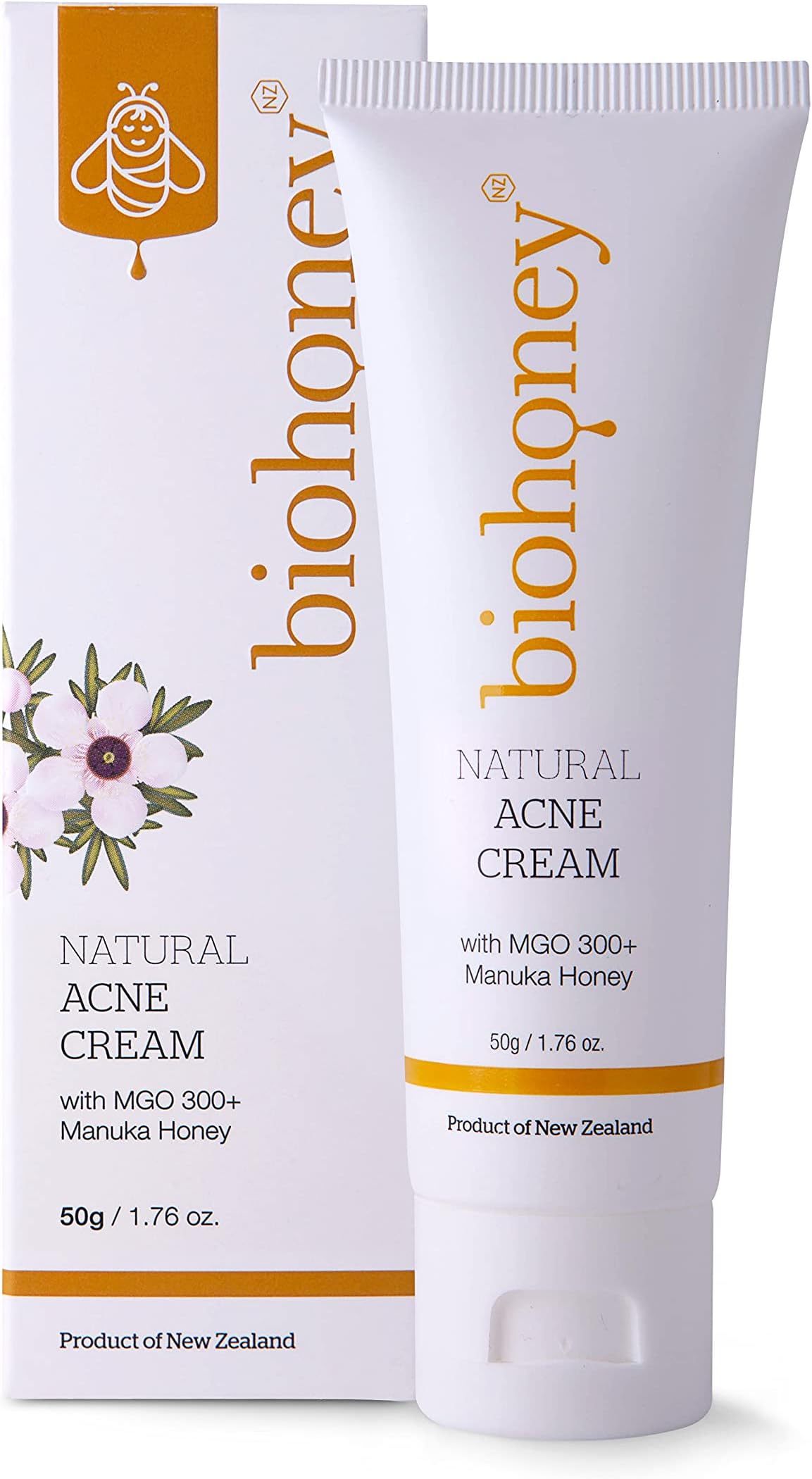Cream with Manuka Honey, Natural 1.76 Oz