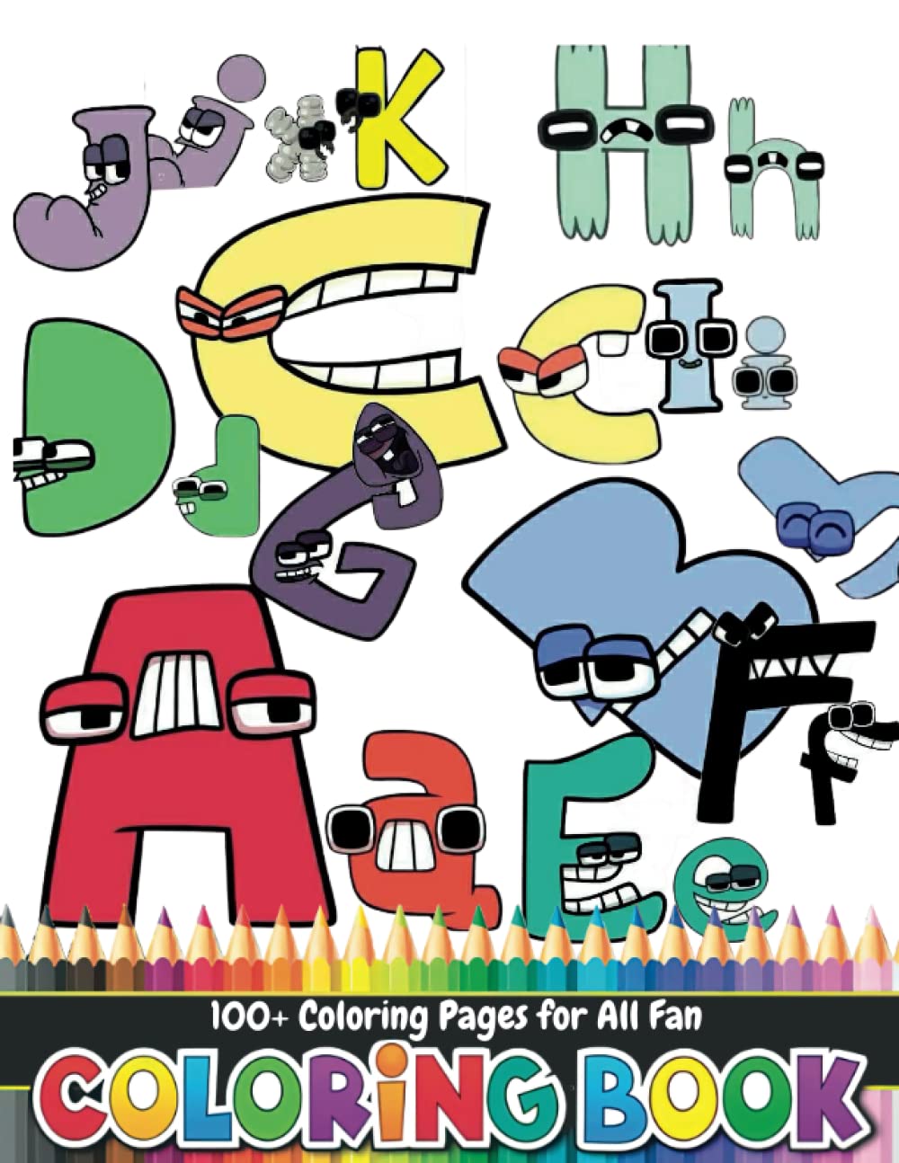 Alphabet Lore Coloring Book: umbo Fun Coloring Pages For Kids All ...