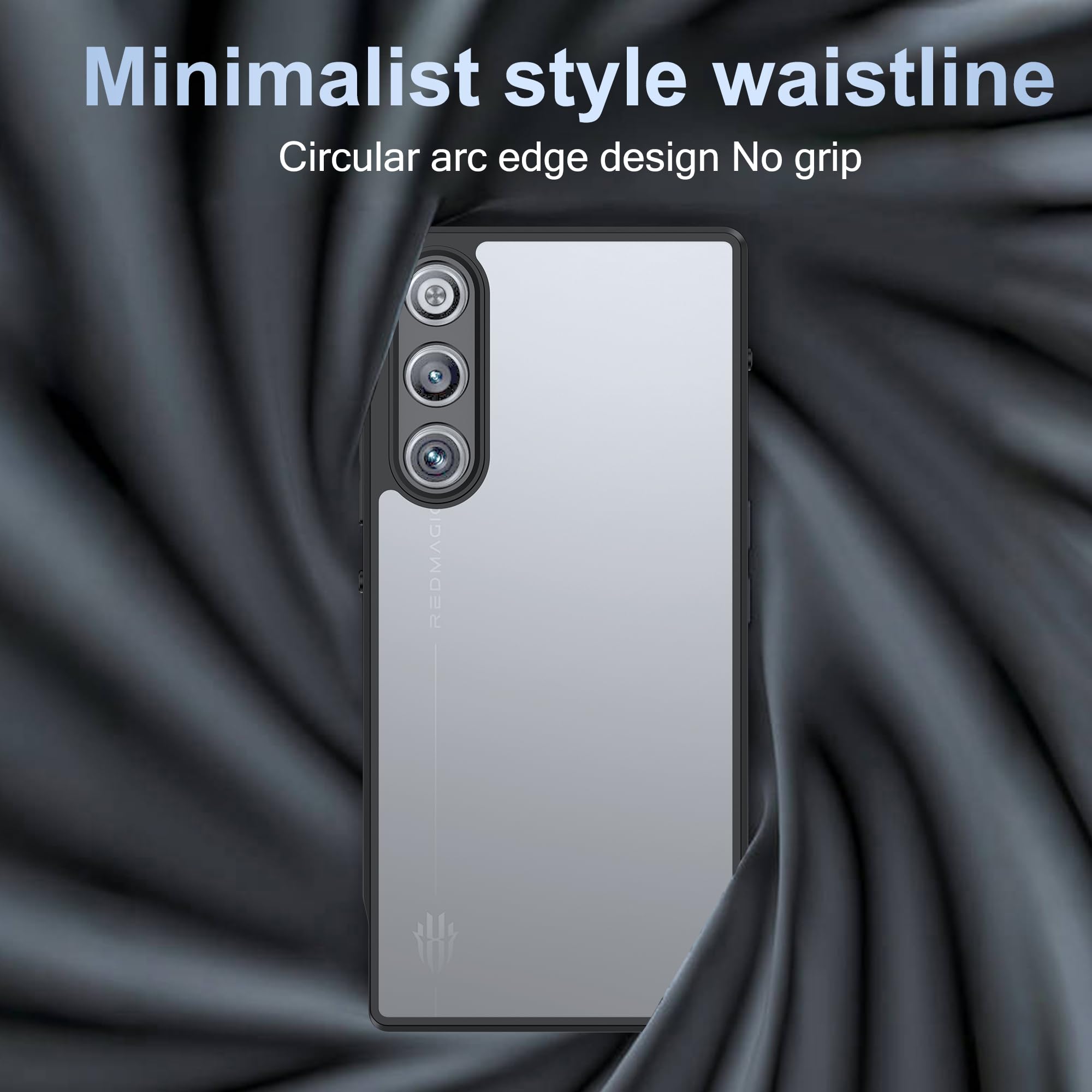 Schutzhülle Für ZTE Nubia Red Magic 10 Air – Ultradünne Hybrid-Hülle Mit TPU-Rahmen & Transparenter Acryl-Rückseite