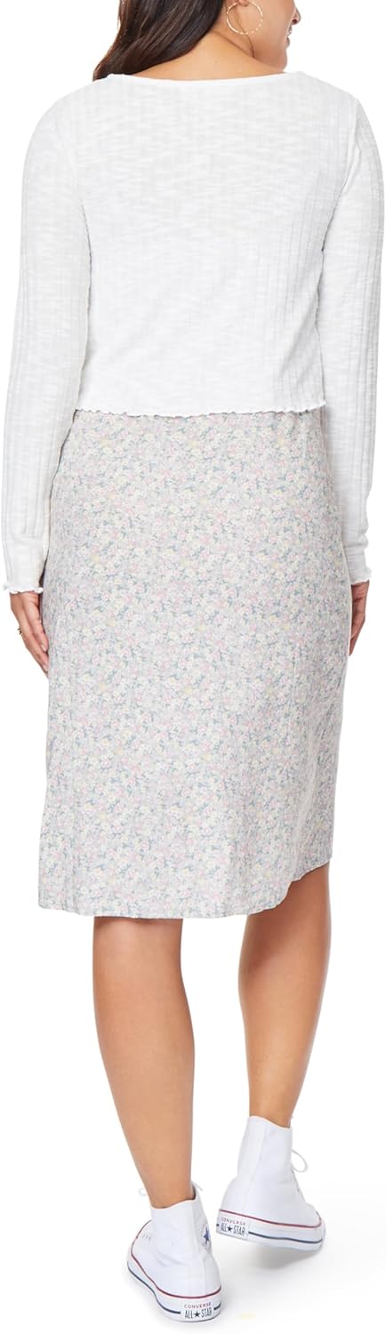 WallFlower womens 2-piece Sweater and Dress Set