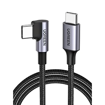 UGREEN 60 W USB C Cable to USB C Angle PD 3.0 PPS USB C Charging Cable 90