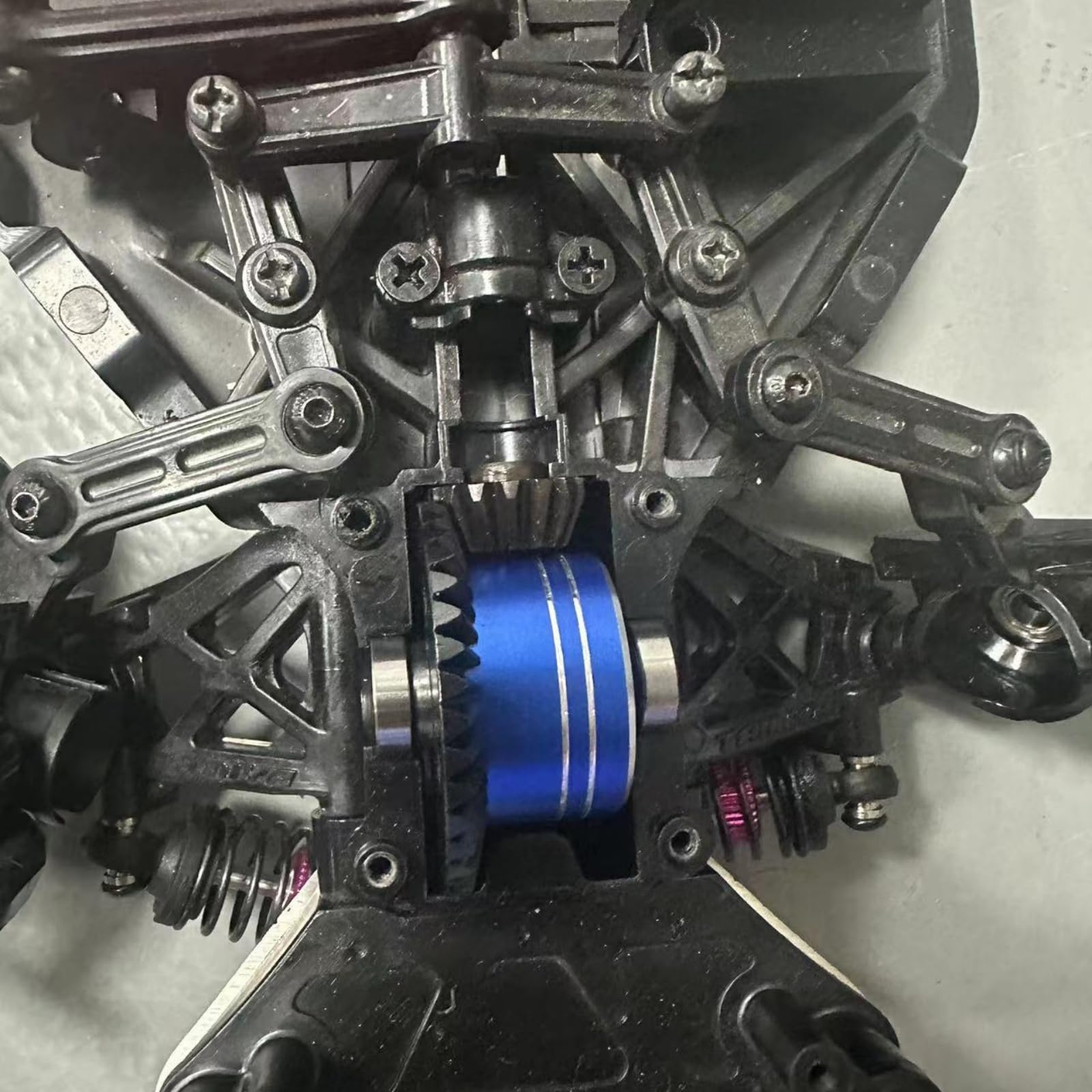 Kit de différentiel RC Tamiya XV02 TT02 TT02B 1/10 RC accessoires pignon bleu