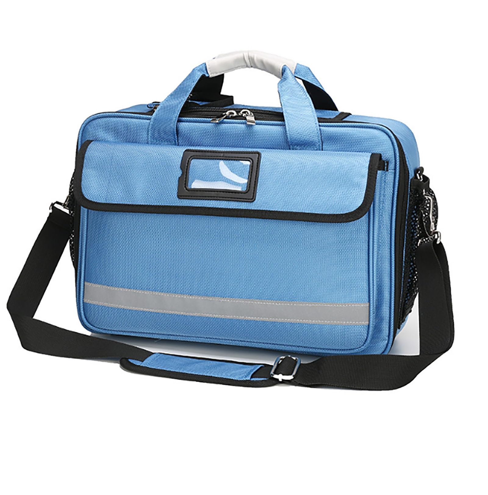 Kit di pronto soccorso portatile, borsa medica di pronto soccorso grande borsa medica di emergenza multitasche, per barca, auto, campeggio, viaggi e zaino in spalla(Blue)