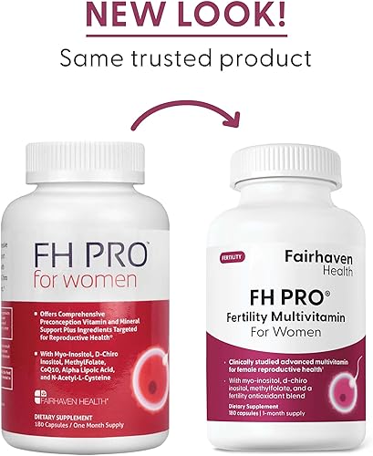Miniatura 9 de Fairhaven Health FH Pro para mujeres | Suplementos de fertilidad clínicamente estudiados para mujeres | Ayuda a la ovulación, el equilibrio hormonal
