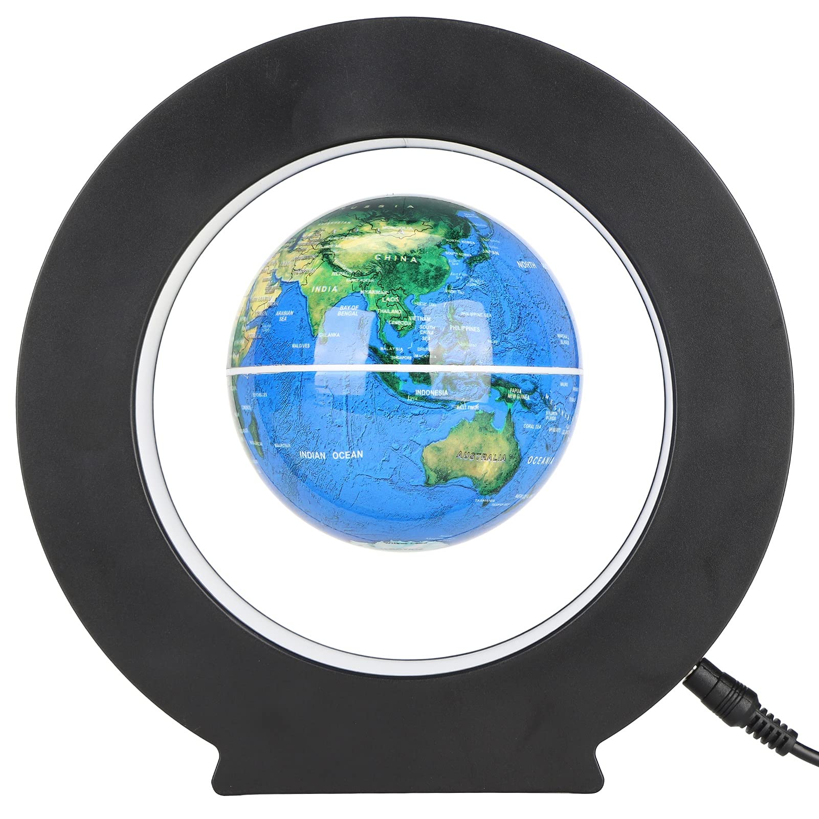 Buy Floating Globe, World Circular Frame Levitating