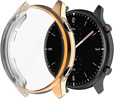 Senter TPU Case Cover for Amazfit GTR 2ï¼ŒSoft Anti Drop TPU Protective Case Cover Skin for Amazfit GTR 2 Smart Watch