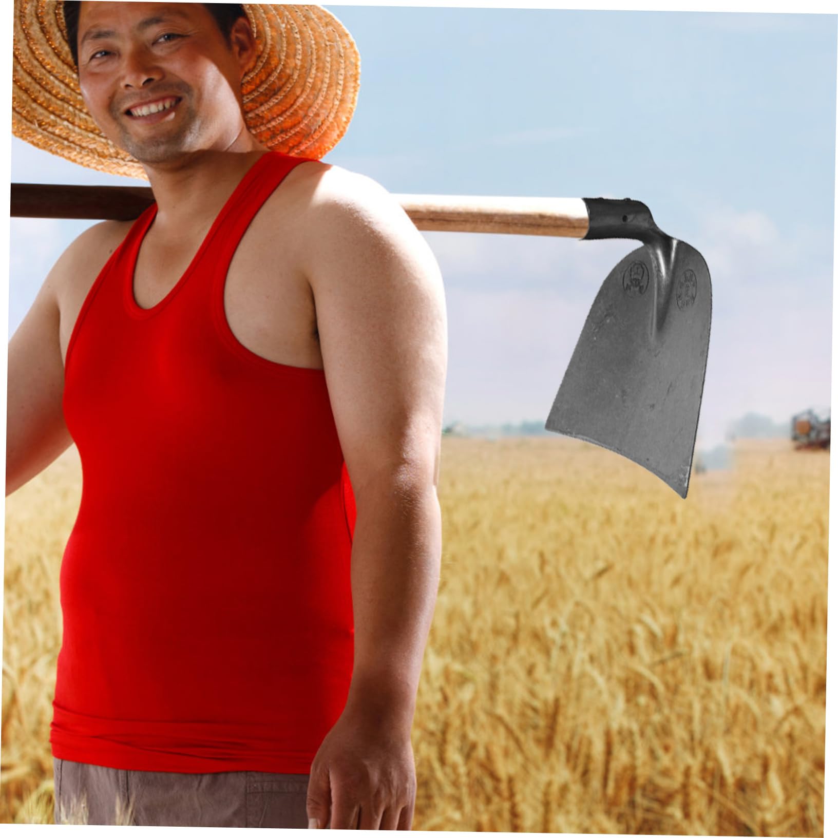 Attrezzi Agricoli in Acciaio al Manganese, Allargata ad Alta Durezza per Uso Domestico, Utensile Manuale per Aratura, Diserbo e Coltivazione in Giardino e Orto Stili multipli