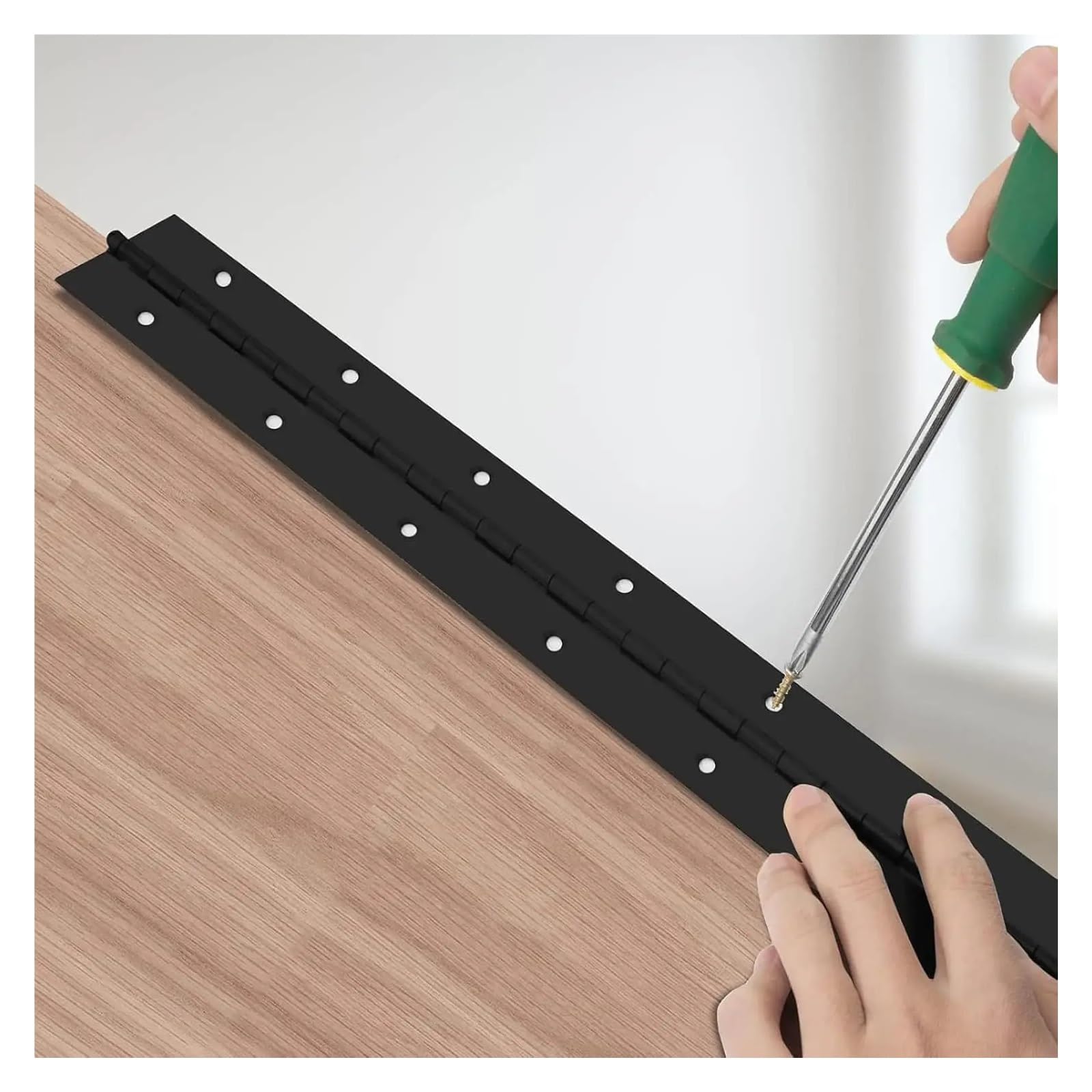 Bisagra larga para piano 2 uds 6in 8in 10in 12in 20in 24in 36in 48in bisagras de Piano continuas for puerta gabinete caja madera muebles armario marino(2pcs 48inx30mmx1.2mm)