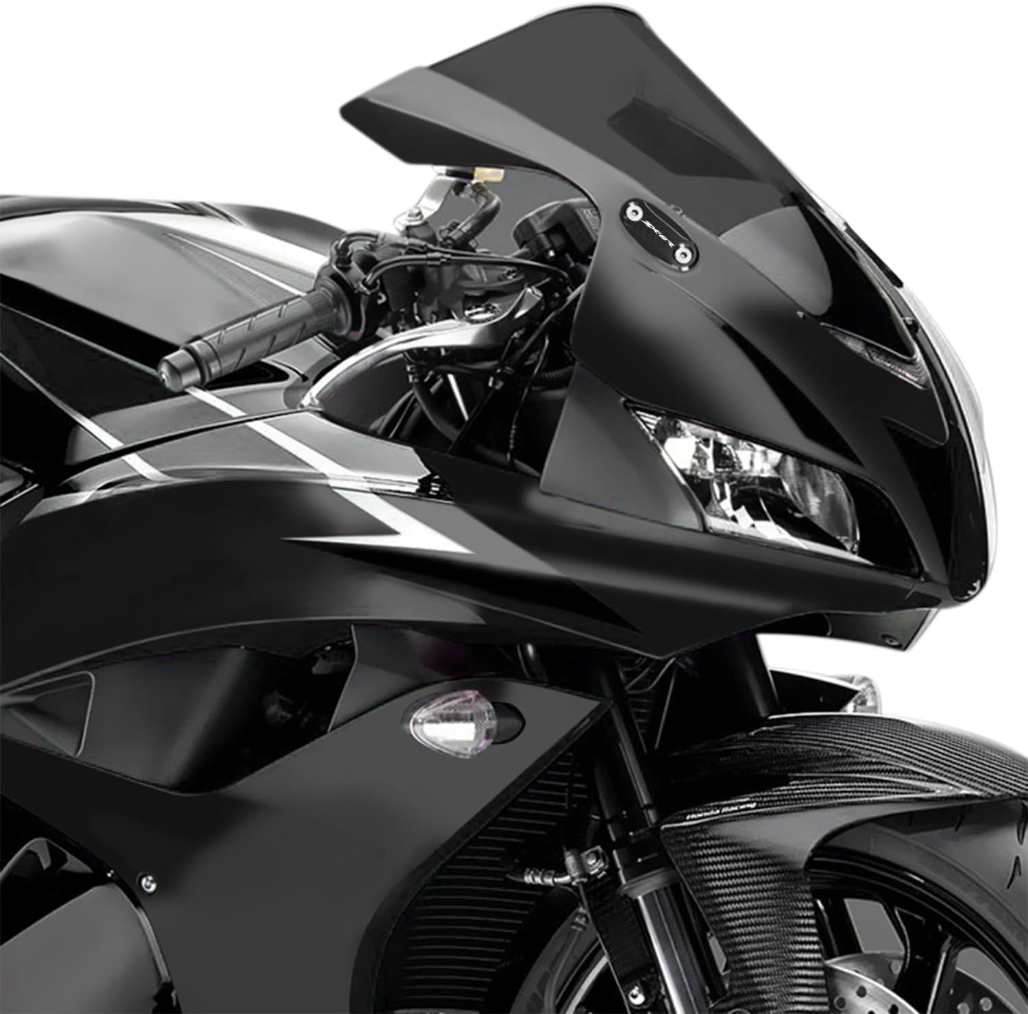 MFGZD For ZX6R Motorcyle Mirror Block Off Base Plates,2 PCS CNC Aluminum Mirror Block Off Plates Compatible with Kawasaki ZX-6R 2005-2008