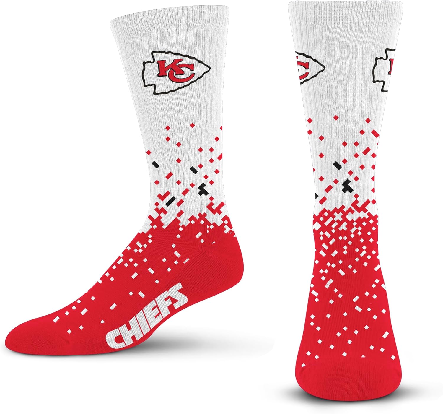 For Bare Feet NFL unisex-child Spray Zone Crew Sock Nfl Youth