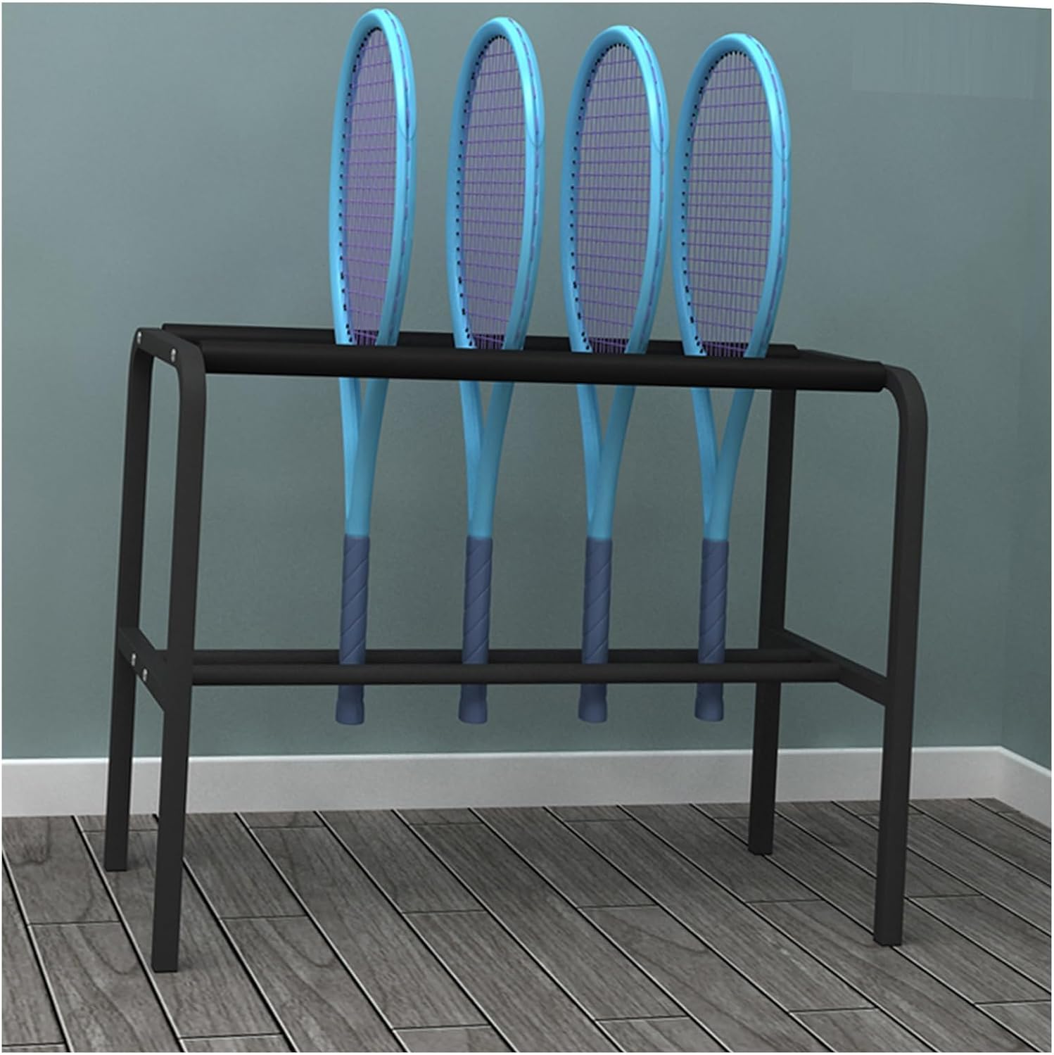 Organisateur de raquette de tennis de sol robuste pour clubs sportifs exigeants
