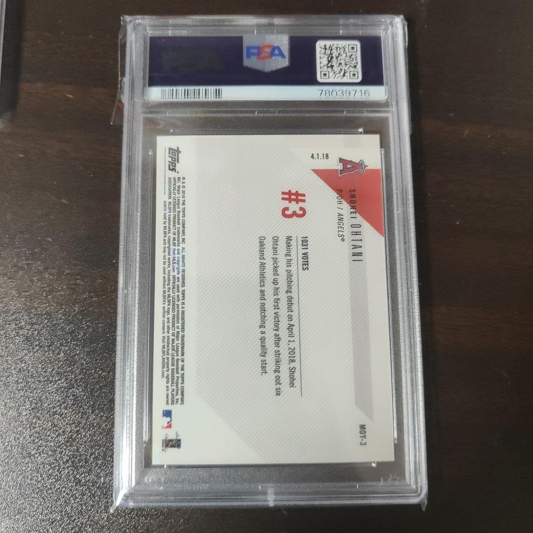Amazon.co.jp: 大谷翔平メジャー初登板記念カードTOPPS NOW #MOY-3 