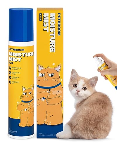 PETHROOM] Unscented Cat Moisture Mist – Natural Leave-In Conditioner Spray