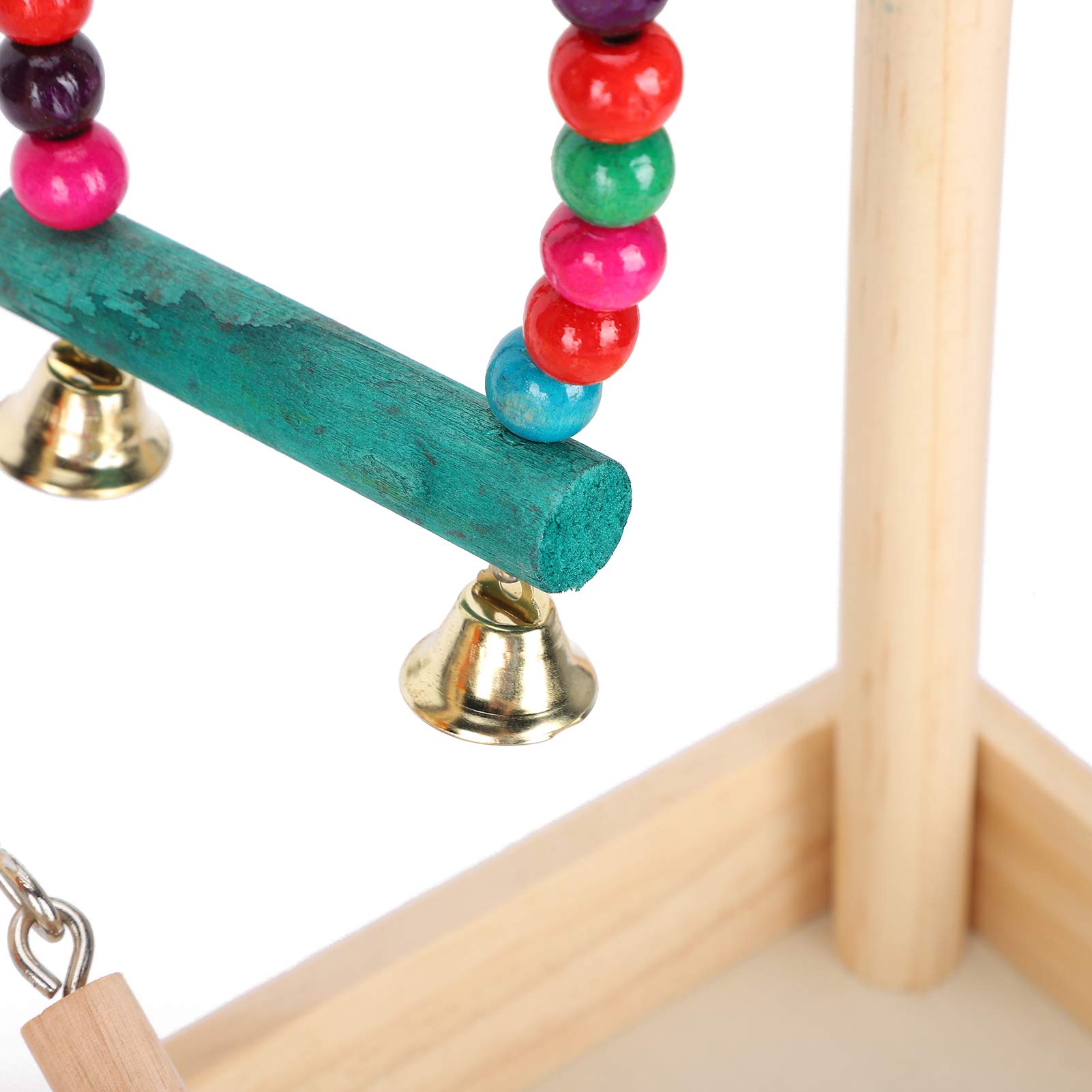 Pet Bird Barsch Plattform Stand, Papagei Spielplatz Vogel Massivholz Stand Vogel Pet Cage Barsch Übung Training Zubehör Sittich Conure