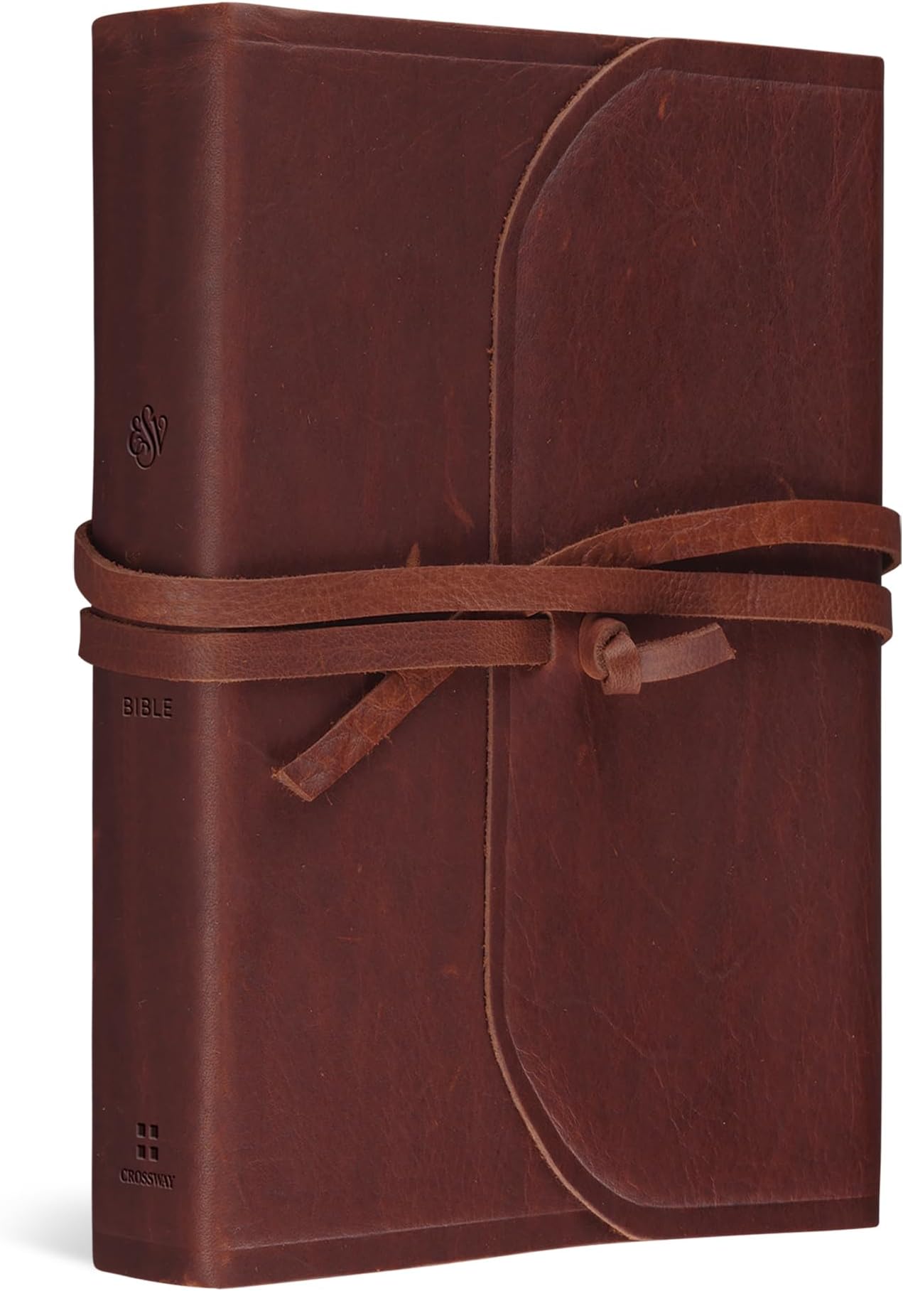 ESV Student Study Bible (Natural Leather, Brown, Flap with Strap): English Standard Version, Brown, Flap With Strap, Student Study Bible