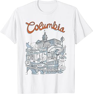 Columbia South Carolina Collage 2021 T-Shirt
