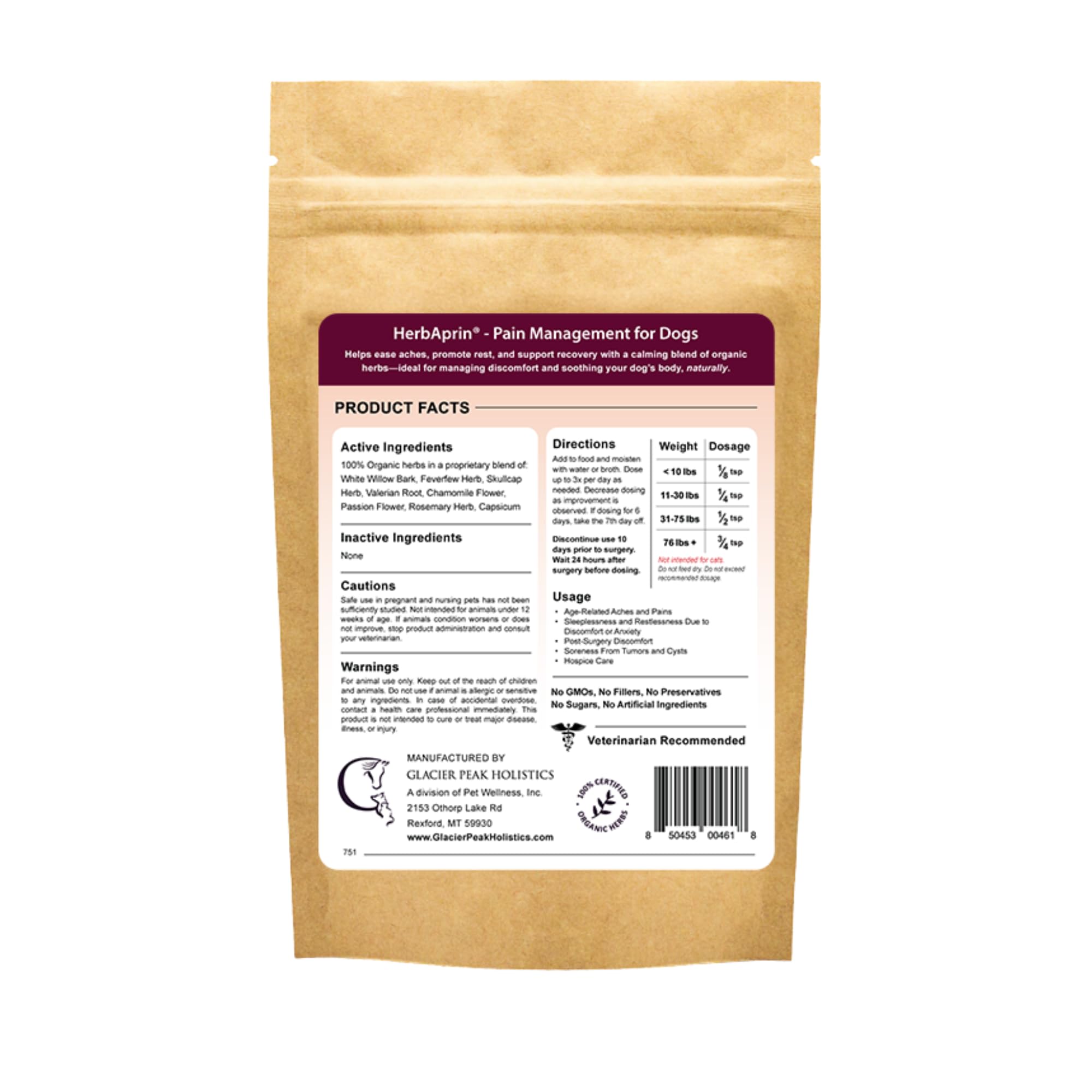 Glacier Peak Holistics HerbAprin Pain Relief & Joint Comfort for Dogs 3 oz — Amazon image 2