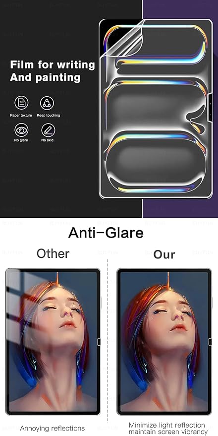 Protector de Pantalla Mate PET para Lenovo Tab M11 11" x2 miniatura 3