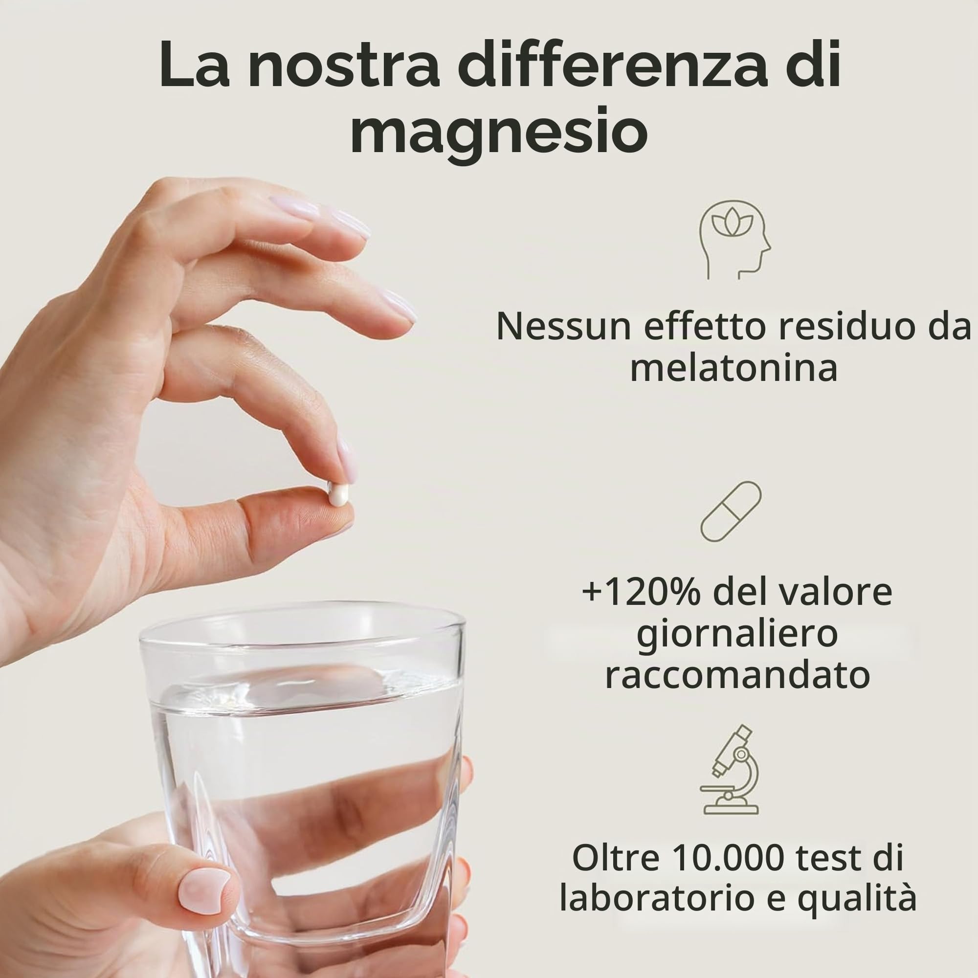 BiOptimizers Magnesium Breakthrough 4.0 Complesso 7 In 1 | 60 Capsula | Vegane – Magnesio Bisglicinato, Malato, Taurato E Citrato Di Magnesio – Per il Sonno E La Gestione Dello Stress