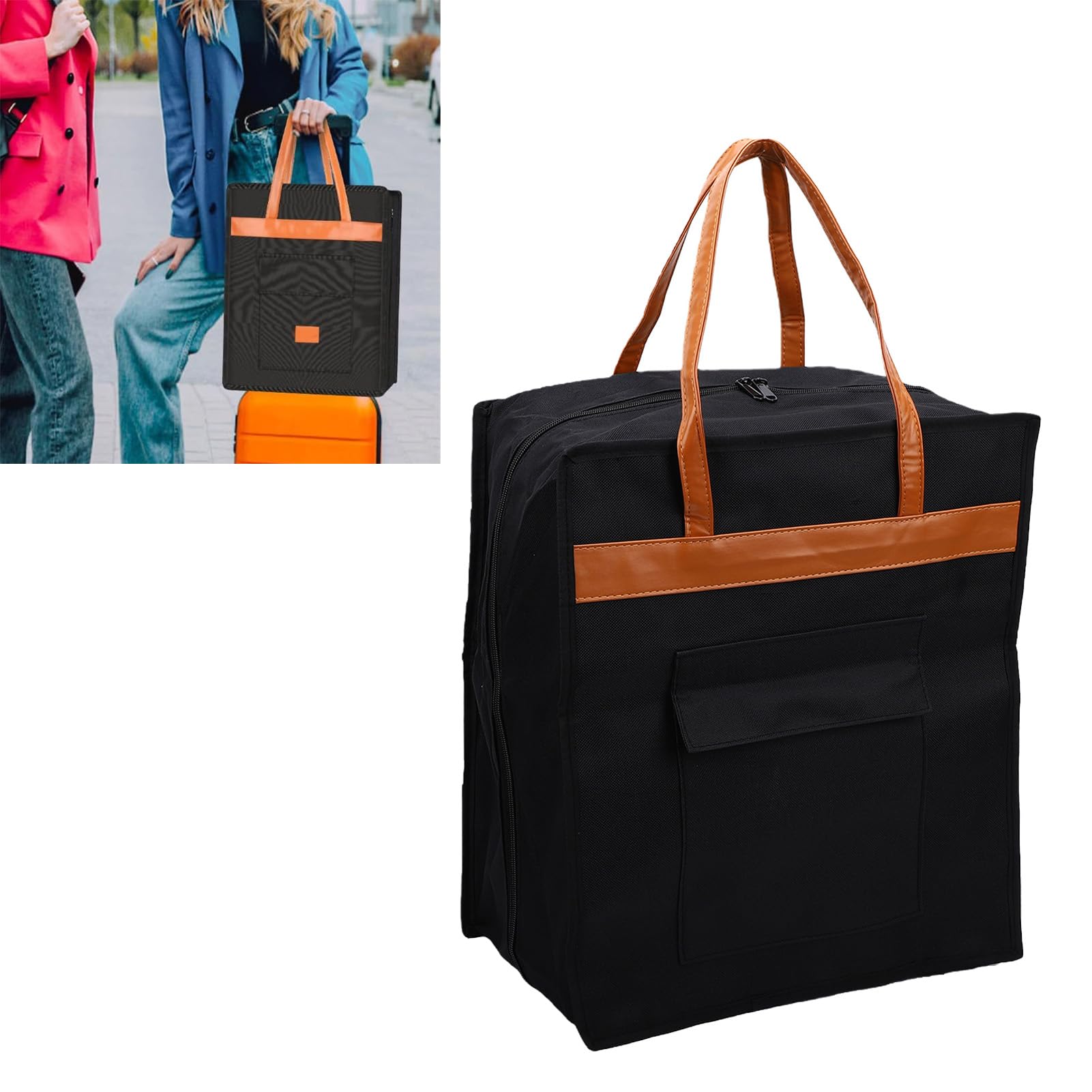 Cryfokt Borsa per Scarpe da Viaggio, Organizer per Scarpe in Tessuto Oxford di Grande capacità con 3 Scomparti Indipendenti per la Palestra di Viaggio a Casa