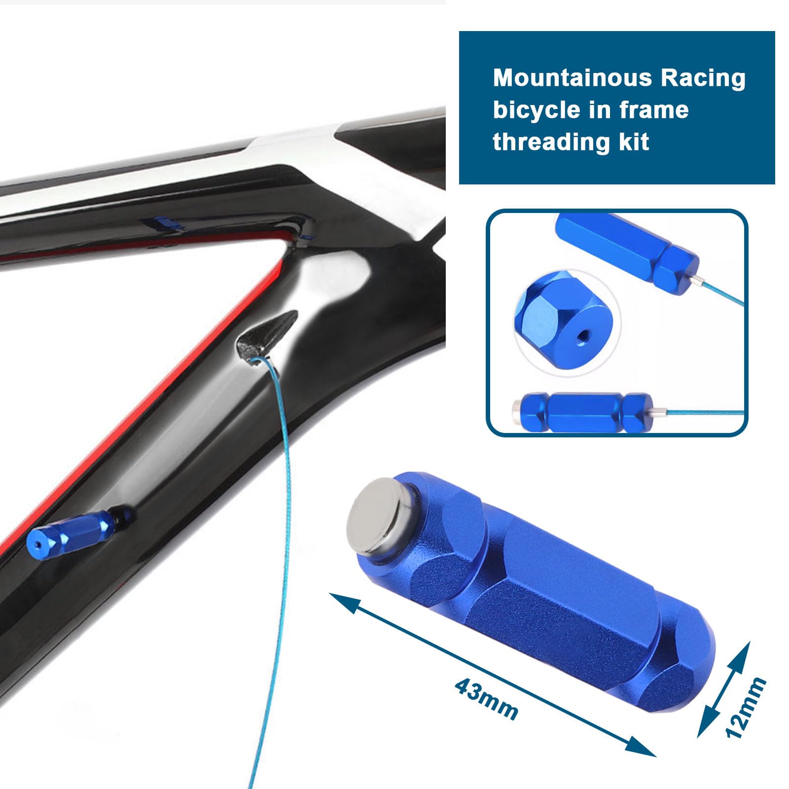 Brake Cable Installer Bike Internal Cable Routing Kit – Magnet Guide ...