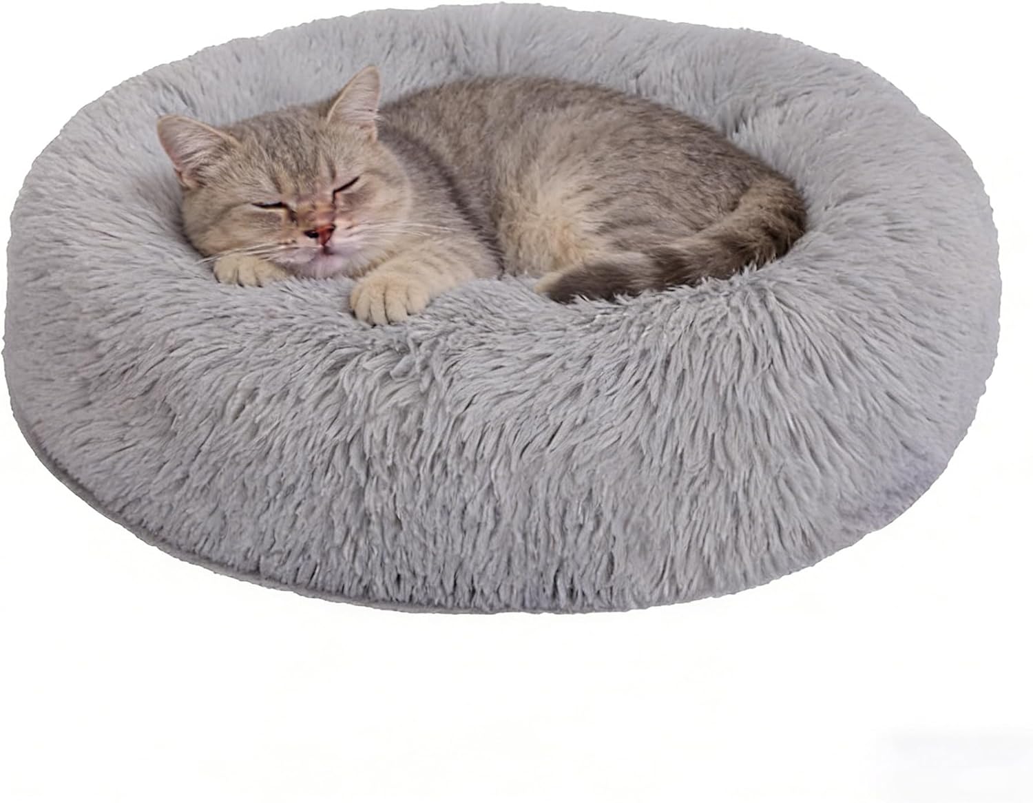 Pet Heating pad, Self Heating Pad for Outdoor Cat Houses, Warming Mat for Indoor Pet Beds & Furniture, Machine Washable (Light Grey, 31.49 X31.49 X0.98)