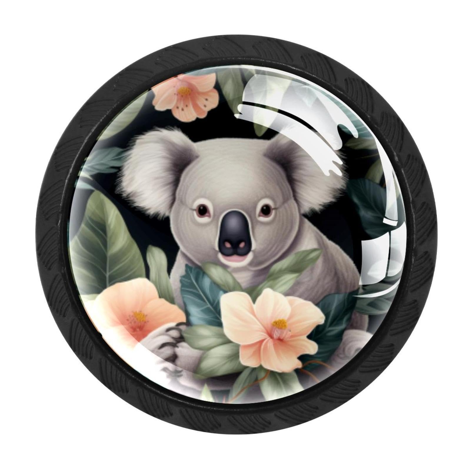 CHENZZZZ 4 Pack Koala Kitchen Cabinet Knobs Drawer Knobs Door Dresser Handles for Personalized Gifts Great for Any Occasion