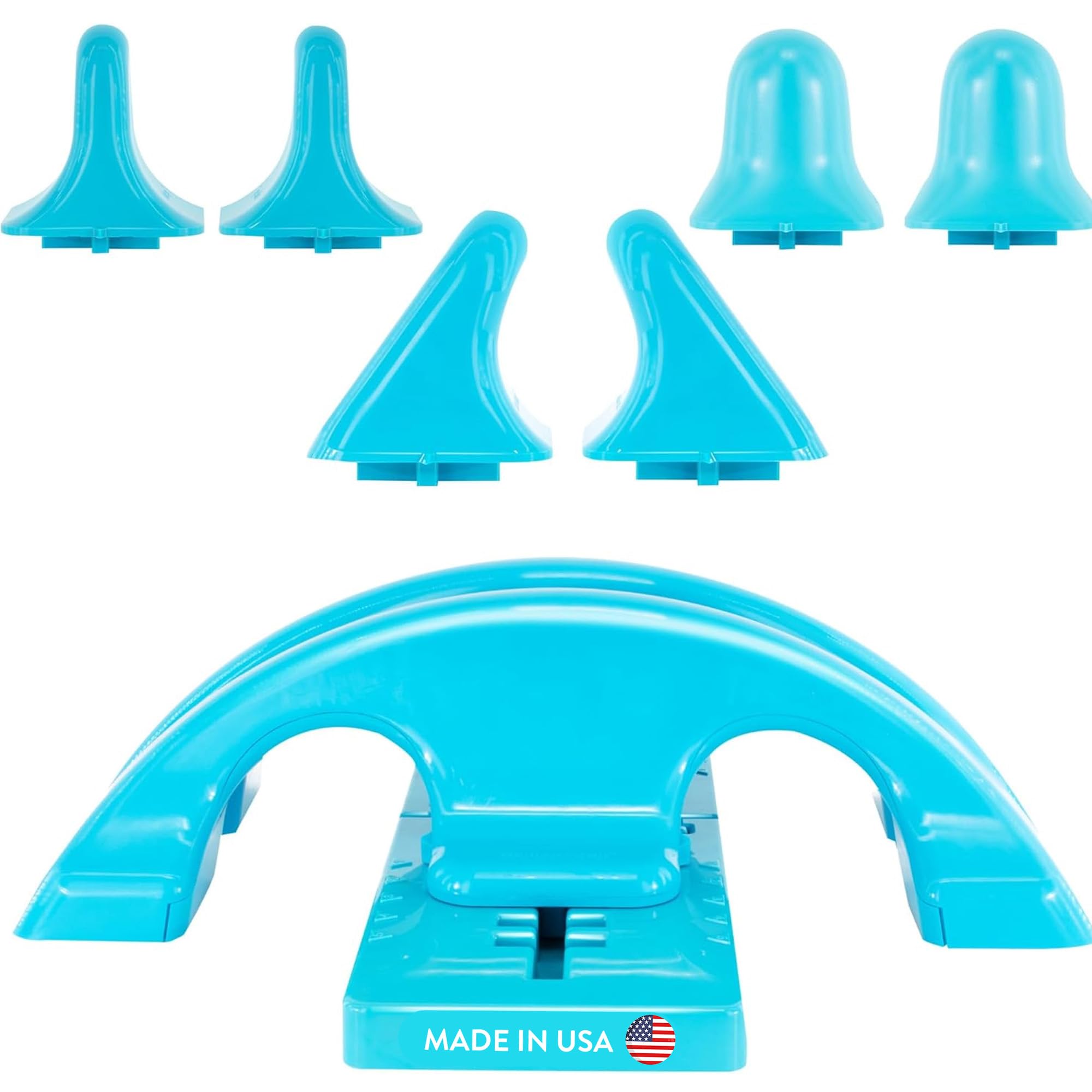 Thrival Relief Pro- Fully Adjustable Psoas, Back and Hip Flexor Muscle Release Tool for Deep Tissue, Trigger Point Massage (Blue) – Made in USA