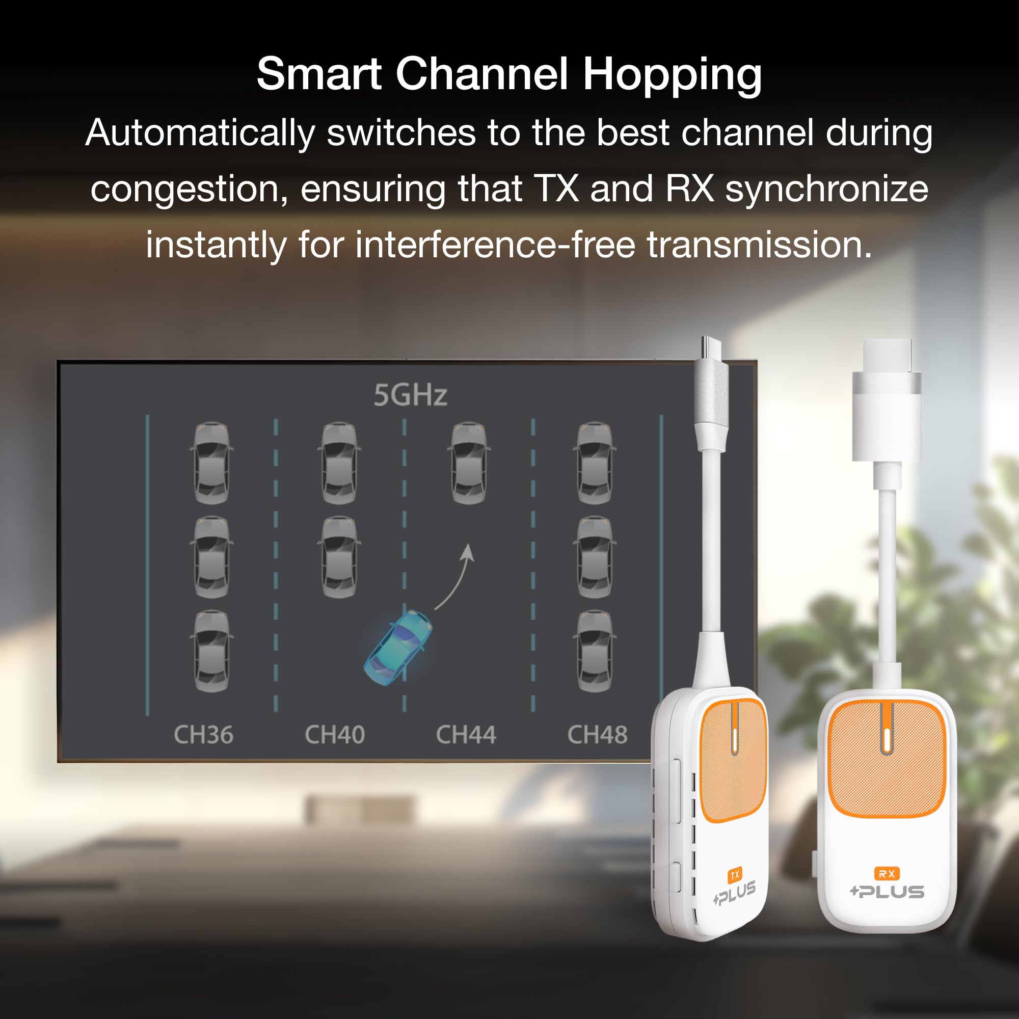 EZCast Pocket Plus – kabelloser Display-Receiver & -Sender | USB-C & USB-A kompatibel | Miracast- und AirPlay-Unterstützung | funktioniert ohne DP-Alt-Modus | Perfekt für Meetings, Bildung und