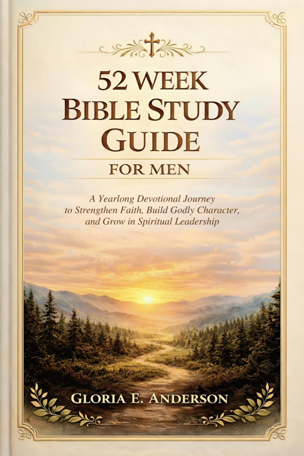 52 Week Bible Study Guide for Men: A Year-long Devotional Journey to Strengthen Faith, Build Godly Character, and Grow in Spiritual Leadership