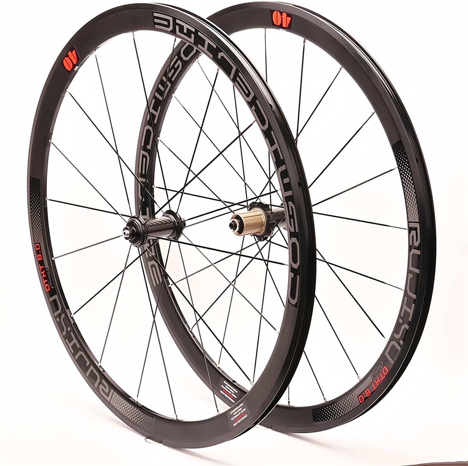 700C przednie tylne koło rowerowe 40 mm głębokość klincher rower szosowy z włókna węglowego do 8 9 10 11 prędkości zestaw kół V/C obręcz hamulcowa uszczelnione łożysko