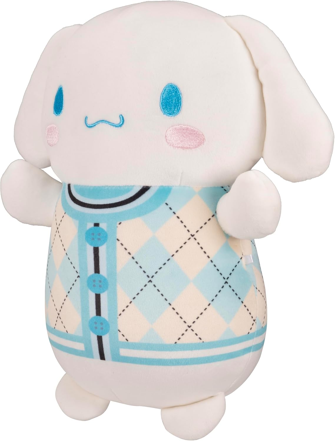 Squishmallows Original Sanrio 10in Plaid Cinnamoroll HugMees – Ultrasoft Official Jazwares Plush (Medium-Sized)