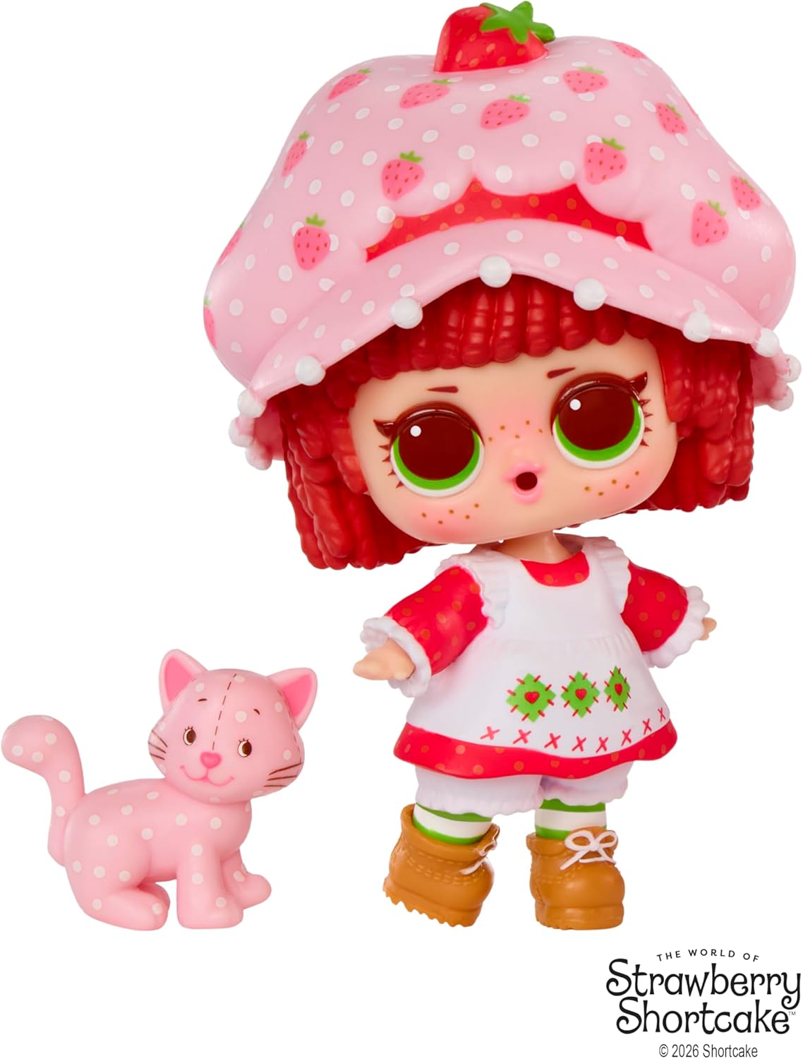 LOL Surprise Loves The World of Strawberry Shortcake Tots with Scented Dolls, Pets, and Transforming Strawberry House Playset – Gift for Kids Ages 4+