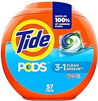 Vista 31 de Tide PODS - Cápsulas de detergente líquido para lavandería, compatible con lavadoras de alta eficiencia, 76 unidades, limpieza potente 3 en 1 en un