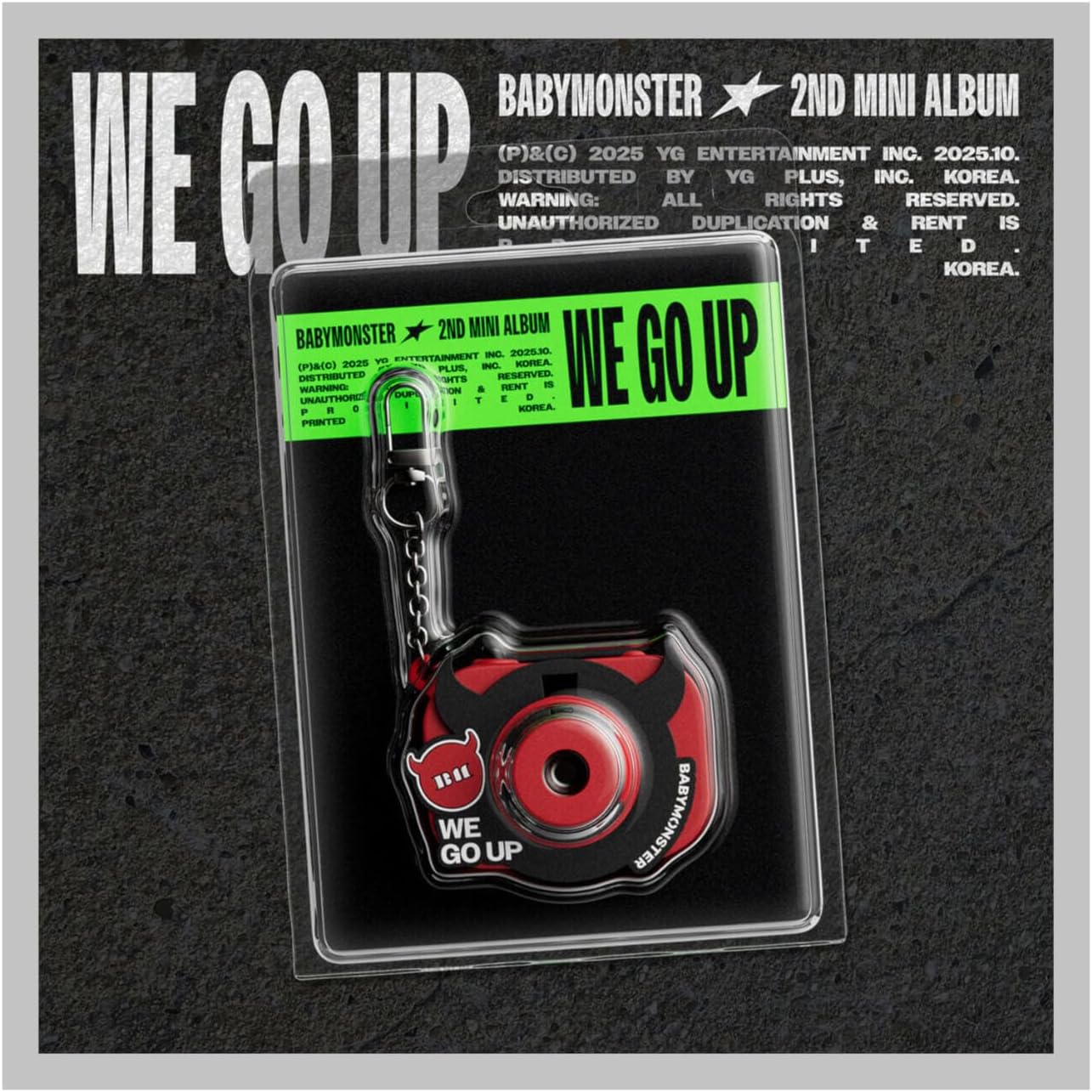BM BABYMONSTER WE GO UP 2nd Mini Album with Tracking Sealed (UP Version)