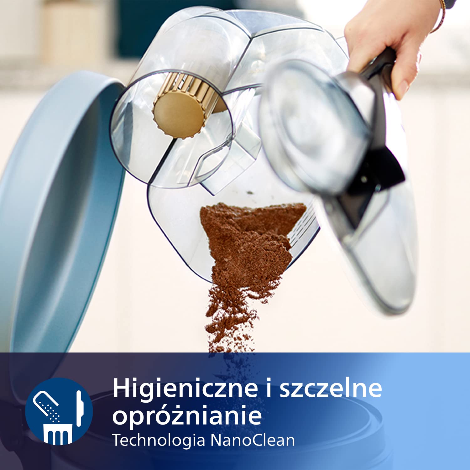 Odkurzacz cylindryczny Philips 9000 serii XB9154/09 o pojemności 2,2 l, suchy o mocy 650 W, bez worka