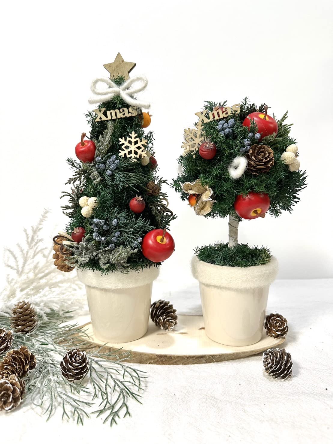 Amazon|Lulu's ルルズ クリスマストピアリー 松ぼっくり ナチュラル Amazon|Lulu's ルルズ クリスマストピアリー 松ぼっくり ナチュラル