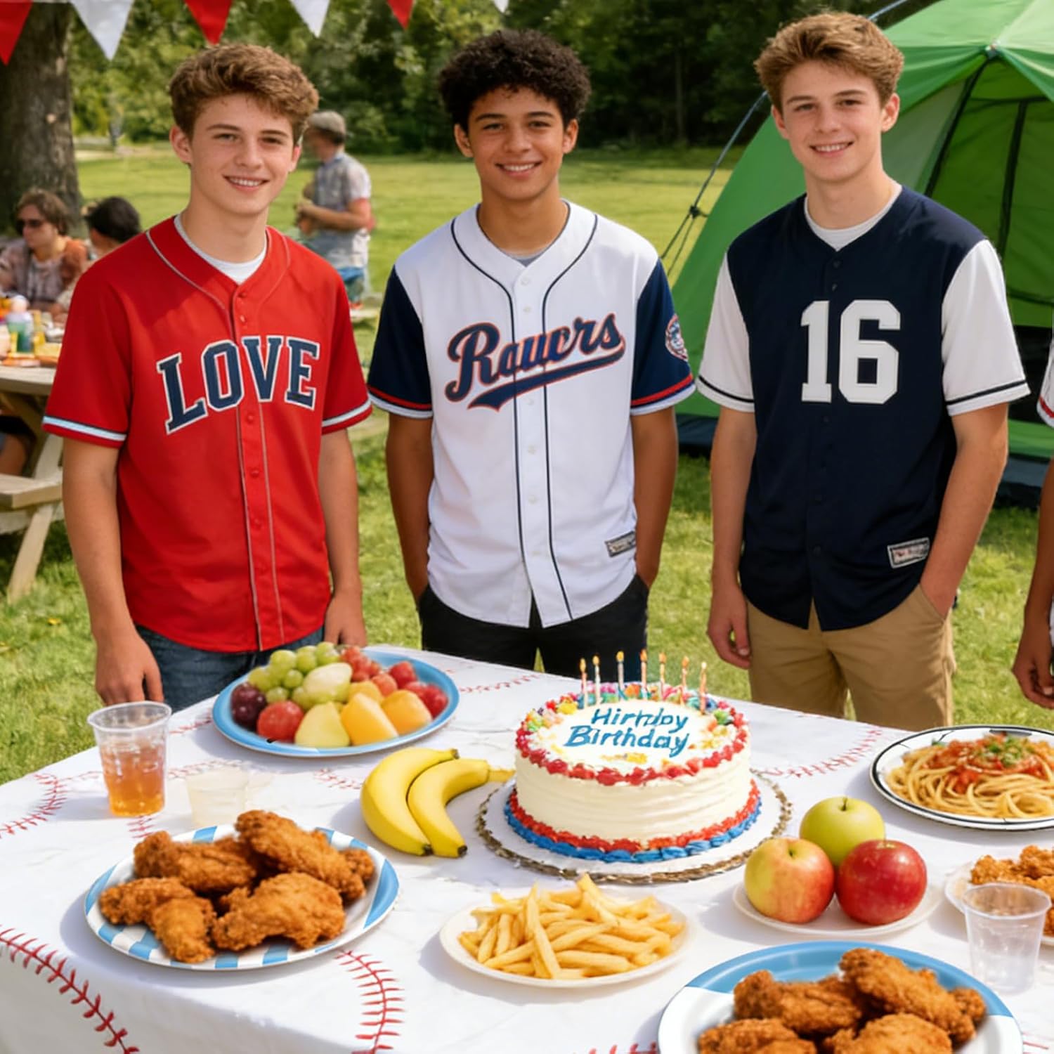 60 Pcs 7 Inch Soccer Party Paper Plates, Disposable Soccer Birthday Party Supplie, Dessert Plates for Birthday Baby Shower Sports Theme Decorations - Image 5