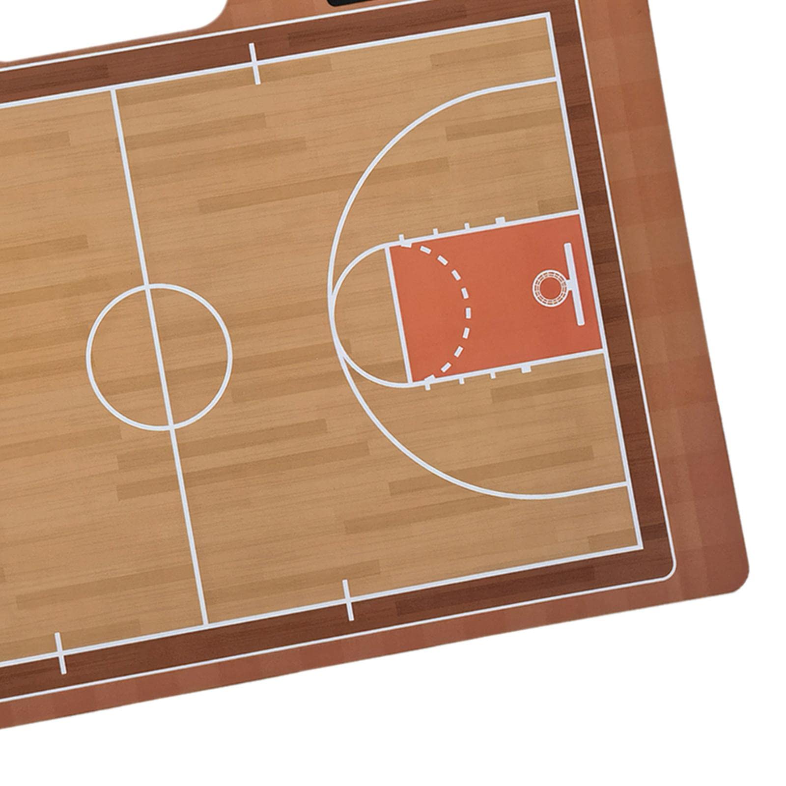 3 Piezas Tablero de Entrenador de Baloncesto Portátil Pizarra Reutilizable con Marcador Herramienta de Planificación para Técnicas y Entrenamiento