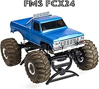 Vista 6 de Soporte de coche RC para AX24, SCX24 Crawler, 1/24 RC soporte de exhibición de coche para FCX24, FCX24M, CR18P, Axial SCX24 C10 Deadbolt JLU B-17 3