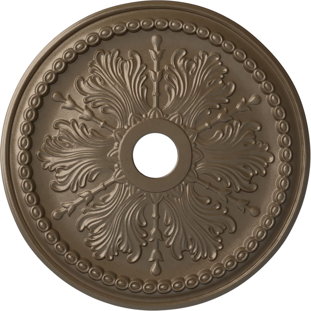 Médaillon de plafond Winsor Ekena Menuiseries 69cm cuivre