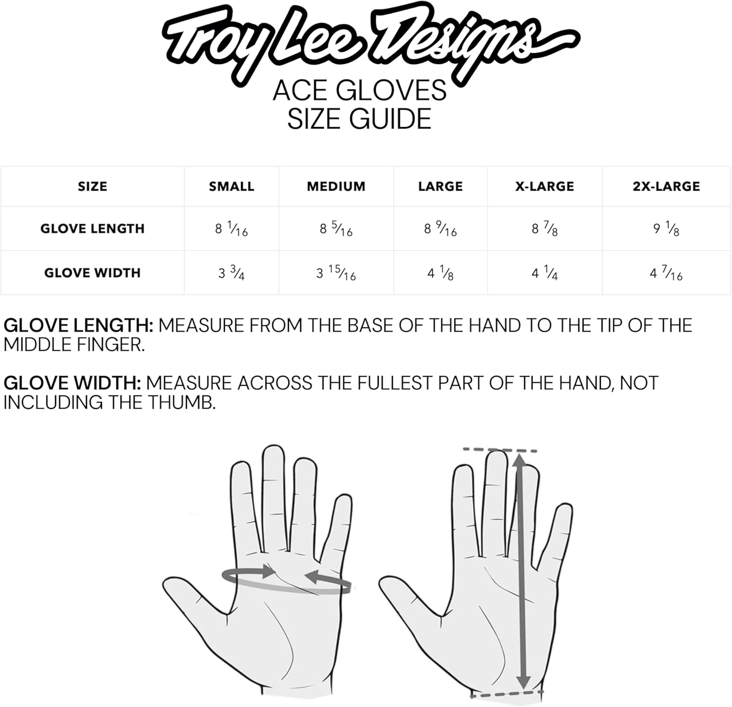 Troy Lee Designs Ace Glove - Men's Red, Xxl - Image 4