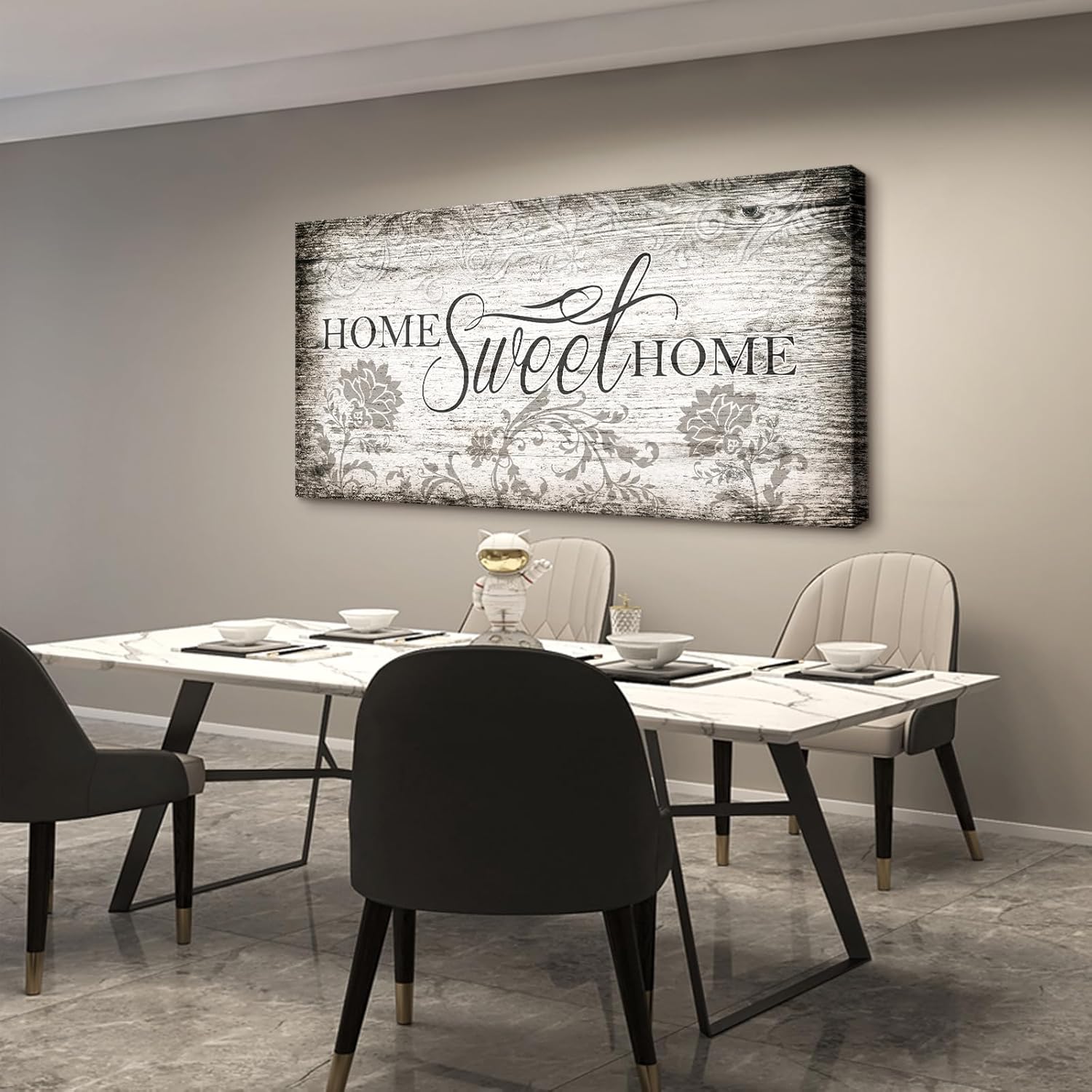 YYYYHPP YP2675 Home Sweet Home Wall Art Sign Canvas Print Wall Art Rustic Art for Living Room Bedroom and Office Home Kitchen Family Wall Decor