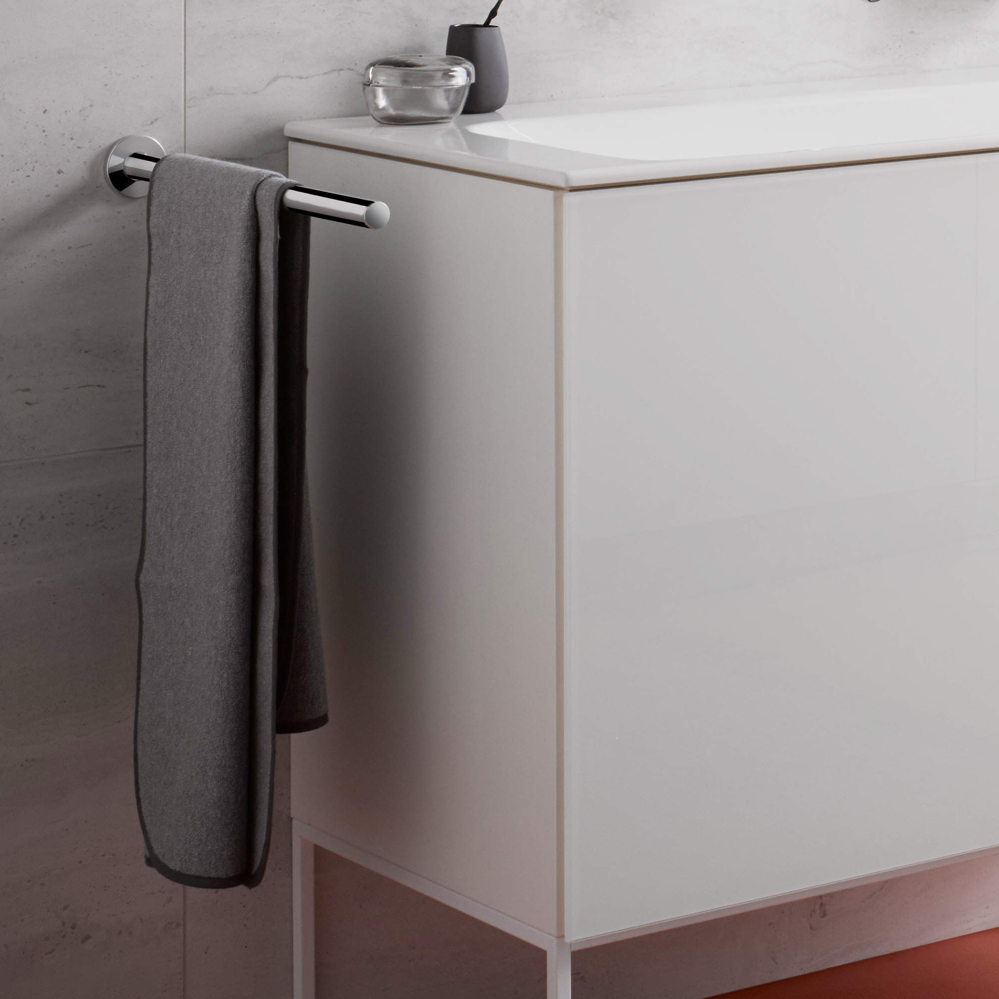 Keuco Plan Porte-Serviettes à Un Bras, Rigide, 45 cm, métal chromé
