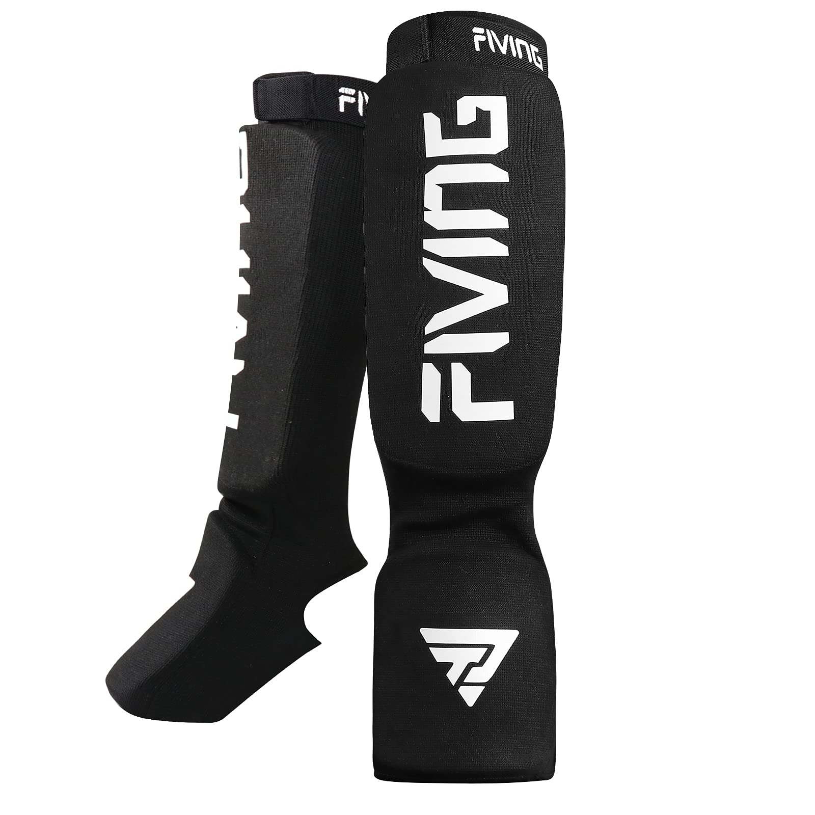 Buy FIVING Shin Guards for Kickboxing, Muay Thai, MMA Fighting and Training Pads, Instep Foam