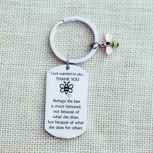 Miniatura 7 de VALAFO Joyería de abeja para mujeres y hombres, llavero de abejorro de miel, cosas súper abejorros, regalo de abejorros, artículos de encanto de
