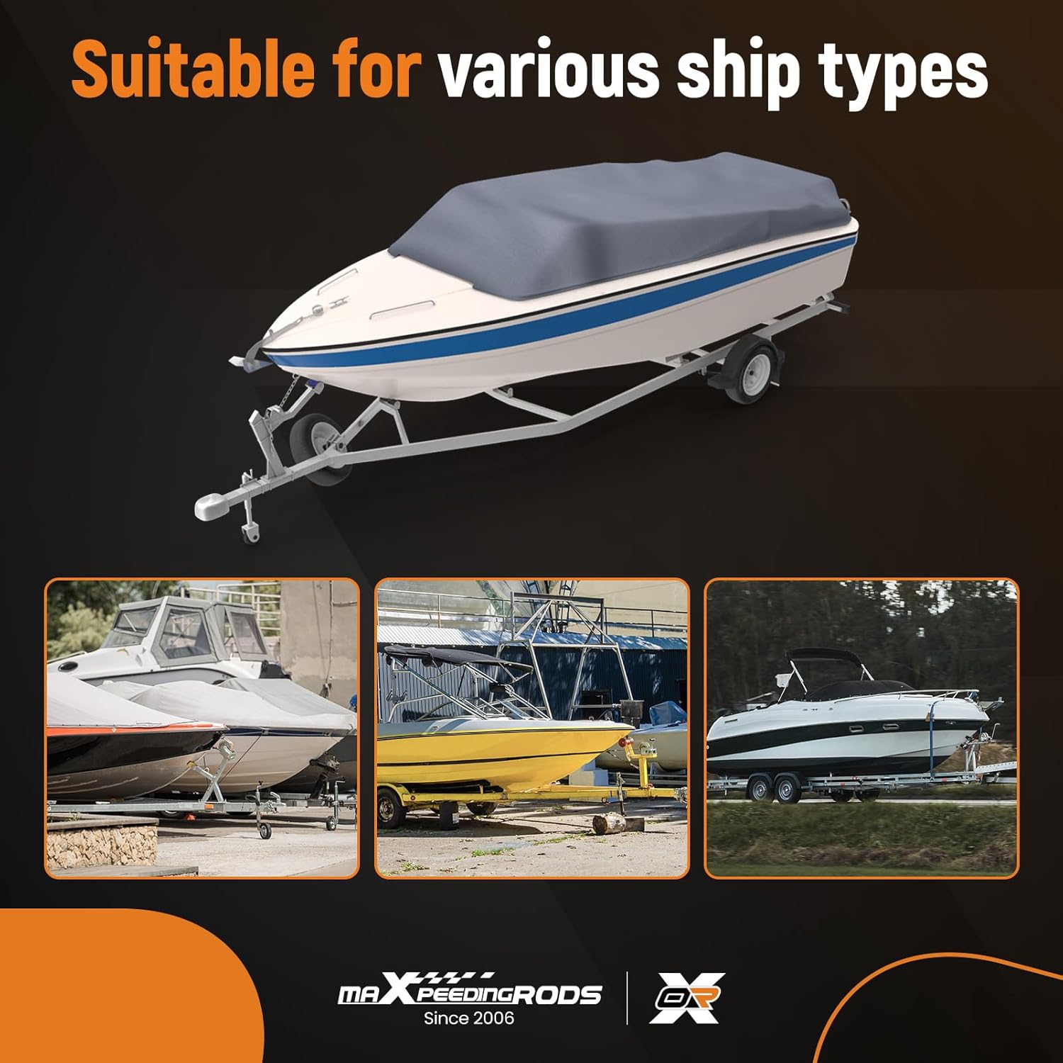 maXpeedingrods Boat Trailer Winch Post with Roller Fit for 3" W x 4" H Trailer Tongue, Boat Winch Stand Mount Bracket