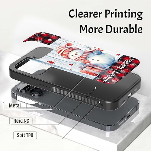 Miniatura 2 de Fundas de teléfono con decoraciones navideñas para iPhone 5 6 7 8 11 12 13 14 15 Pro Max Plus Mini X  para Samsung Galaxy Z Flip 3 4 S21 S22 S23 A03